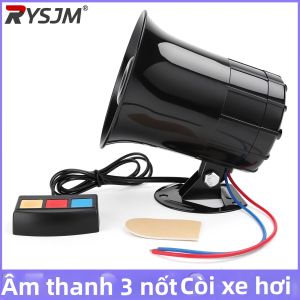 RYSJM | 12V Mới Còi Xe Ô Tô 3 Âm Thanh To Xe Máy Còi Báo Động 20W Loa Kim Loại Chất Liệu ABS Ô Tô Moto Cảnh Báo Phụ Kiện