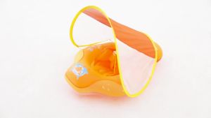 Baby Swimming Float Inflatable Infant Adjustable Safety Floating Swimming Ring with Sunshade Summer Bathing Toys
