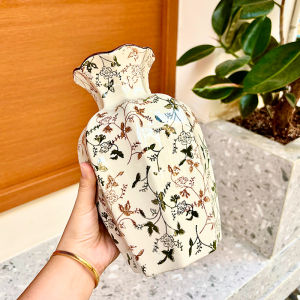 Bình Hoa Sứ Cạp Cao Phong Cách Trung Hoa Mới Bình Hoa Pha Chế Bằng Gốm Sứ Trang Trí Phòng Khách Mặt Tiền Hoa Tươi Hoa Thủy Canh