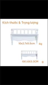 EELHOE | 1/5Pcs Micro Model Miniature Building Model Accessories 1: 12 Dollhouse Simulation Wall Mounted Storage Rack Scene Decoration