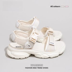 Warrior | Pink Sports Casual Sandals Womens Summer New Thick Bottom Anti-slip Soft Bottom Outdoor Wearable Versatile Beach Shoes