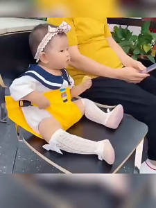 สายรัดทานอาหาร สายรัดกันตกลูกน้อย อุ่นใจคุณแม่ สามารถผูกเอวคุณแม่ได้