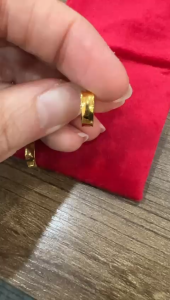 Poh Heng Jewellery 22K Gold Hoop Earrings [Price By Weight]