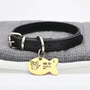 Móc Khóa Chó Chép Tên Pet Teddy Bell Collar Trói Chống Lạc Móc Khóa Chó Chèn Thẻ Tùy Chọn Phụ Kiện Chó Và Mèo