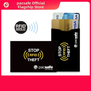 Pacsafe | Waterproof Anti-Skim RFID Blocking Tear-Resistant Thin Aluminum Foil Card Sleeve
