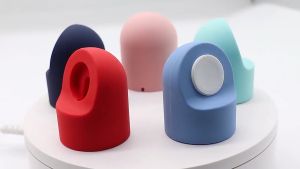 Đế Sạc Silicon For apple watch series 10/9/8/7/6/SE/5/4/3/2/1 Giá Đỡ Để Bàn For apple watch 49/45/44/42/46/41/40/38mm Phụ Kiện