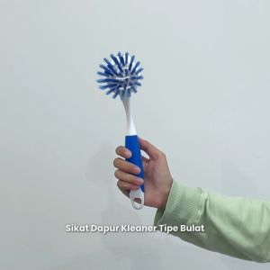 Kleaner Sikat Peralatan Dapur 27 Cm Karet Lembut Kitchen Brush Serbaguna K19017