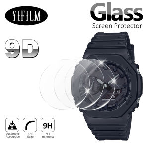 2Pcs 9H Tempered Glass Screen Protector for GA-2100 GA-2000 GA-2110 GM-2100 GMA-S2100 GA-B2100 Anti-Scratch Watch Film
