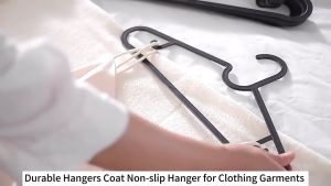 5 Pcs Clothes Hangers Trace-Free Clothes Drying Flexible Sturdy Clothes Dress Slim Plastic Hanger Penyangkut Baju 衣架