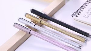 Metal Gift Gel Pen Learning Exam Advertising Signature Water Pen Business Office Bead Ballpoint Pen Free Engraving Customizable Logo