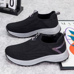 KANGZUJIAN | Anti-Slip Soft Sole Breathable Mesh Senior Womens Walking Shoes