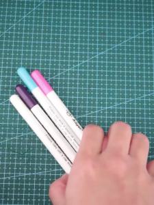 20pcs with 4colors Quilting Stitch Marker Water Erasable Pen Air Erasable Pen Ink Fabric Marking Pen DIY Sewing Marking Tool
