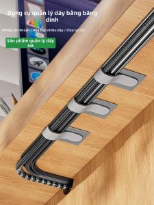 Đầu Nối Cáp Dữ Liệu Đồ Trang Trí Bàn Làm Việc Móc Dán Ma Thuật Đồ Bảo Quản Cáp 1827 Móc Cố Định Cáp