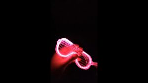 Glow LED Light Glasses Christmas fairy lights Glasses for Gift Shades Flash Rave Luminous Glasses Festive Atmosphere Props for Christmas decoration