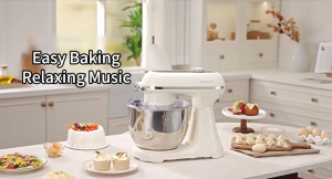 LENODI 8L 1800-watt upright mixer | Multi-functional kitchen food processor for making bread cakes and pizzas | 220-volt European standard plug