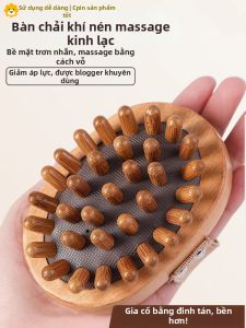 Thảm Khí Đa Năng Bằng Gỗ Elm Massage Comb Head Meridian Men Women Full Body Gua Sha 1563 Phụ Kiện Làm Đẹp Cho Gia Đình