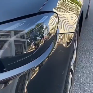 SN Stiker Headlamp Hitam Hybrid Glossy Transparant – Stiker Lampu Mobil 30 x 50 CM Mika Stiker Skotlet Lampu Headlight Motor Mobil Pelindung Kaca Lampu Mobil