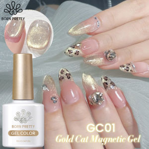Sinh ra khá 10ml vàng Gel mắt mèo sơn móng tay nghệ thuật mùa thu cảm giác ngâm tắt gel UV làm móng nghệ thuật véc ni