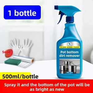 MONLEYTA | Kitchen Pot Bottom Black Scale Cleaner Powerful Burnt Residue Remover Heavy Duty Oil Stain Removal Liquid Formula