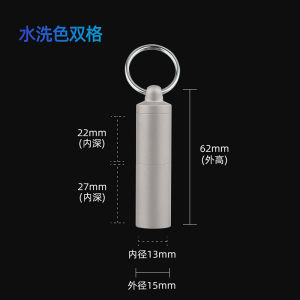 Hộp Đựng Thuốc Nhỏ Bằng Titan Nguyên Chất Di Động Nhanh Hộp Đựng Thuốc Nhỏ Mật Ong Khóa Hộp Đựng Thuốc Nhỏ Rời Có Thể Đóng Kín