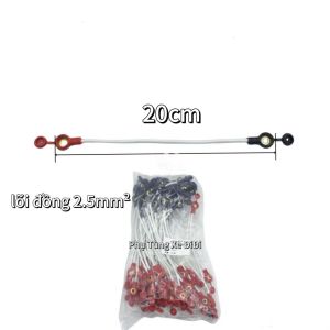 dây đấu ắc quy có vỏ bọc cách điện 20cm 25cmdây nối bình ắc quy xe đạp điện  ( giá 1 sợi ) dây điện ắc quyphụ tùng xe đạp điệnphụ kiện xe máy điện