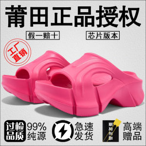 Ultra-Thick Heel Zhao Lu Si Womens Sandals Summer 2025 New Outdoor Anti-Slip One-Strap Beach Shoes Paris Comfortable Slip-On Slippers