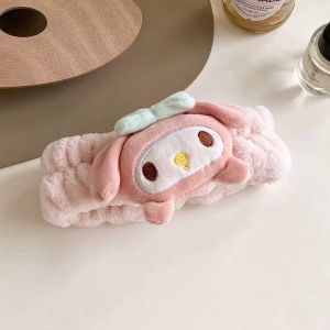 Cartoon Sanrio Stuffed Hair Band Womens Big Head Circumference Special Non Slip Face Wash Makeup Not-Too-Tight Cinnamoroll Babycinnamoroll Hair Band