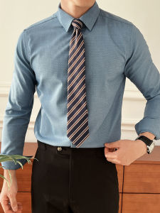 เสื้อเชิ้ตผู้ชายแขนยาวทรงสลิมฟิตสไตล์เกาหลี ดูดีในทุกโอกาส ดูดีในทุกโอกาส เสื้อเชิ้ตผู้ชาย