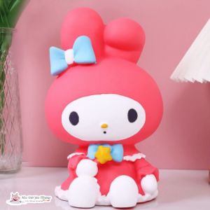 Ống tiết kiệm thỏ Melody size lớn bộ heo đất kuromi xinh xắn