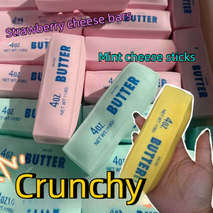 Butter Stick Squishy Stress Ball Fidget Toy Crunchy Squeeze Toy Round Blocks Filled ASMR Anti Stress Release Hand Relax Gift Toy