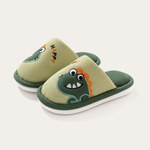 Zubaba | Child Autumn Winter Anti-slip Indoor Cotton Linen Slippers