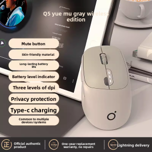 EWEADN | Ergonomic Cute Quiet Wireless Bluetooth Mouse