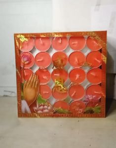 Lilin Tealight Warna Merah Isi 100