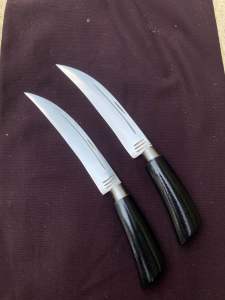 Pisau rambe ayam anti karat baja putih