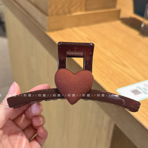 Large Size Shark Clamp Hair Clips Womens One-Word Grab Clip Stylish Hair Accessories Fresh out New Korean Style Freshly Baked