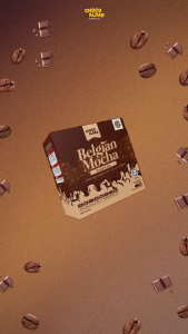 Choco Albab Belgian Mocha Premix Cofee Drink 20 Sachets