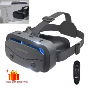 Kính Thực Tế Ảo 3D Cho Điện Thoại Thông Minh Tai Nghe 7 Inch Với Bộ Điều Khiển Trò Chơi Trải Nghiệm Xem Đắm Chìm Cho Thiết Bị Di Động