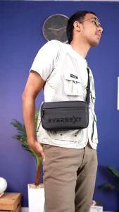 Sling Bag Pria Distro Waterproof Clutch Bag Pria Anti Air Multifungsi 3 in 1 Pouch Bag Pria Tahan Air Terbaru