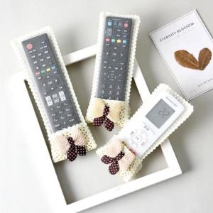 Sarung Remote TV AC Pita Kupu Pelindung Case Remot Cover Kain