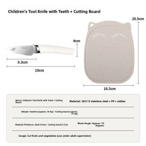 FUJUN | Child-friendly Safe Fruit Knife for Kindergarten
