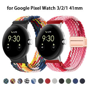 Nylon Loop Strap For Google Pixel Watch 3 41mm Magnetic Braided Band Replacement Wristband Bracelet Google Pixel Watch 2 Correa