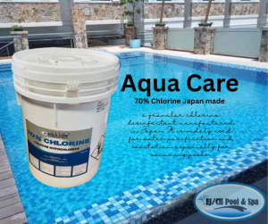 Aqua Care Calcium Hypochlorite 70% 45kg Japan Chlorine for Pool/Disinfection