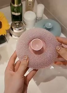 Bath Ball Rich Bubbles Body Scrubber Bath Sponge Shower Brush Bathroom 吸盘浴球按摩沐浴球洗澡搓澡神器洗澡刷搓泥搓背浴擦搓澡巾