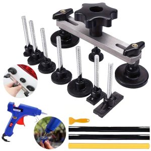 ชุดซ่อมรอยบุ๋มไร้สี เครื่องมือดึงสะพานสําหรับการกําจัดรอยบุ๋มตัวถังรถและการแก้ไขความเสียหาย