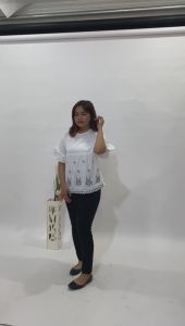 Atasan Wanita Blouse Putih Bordir Stdr/Jumbo Korean Style