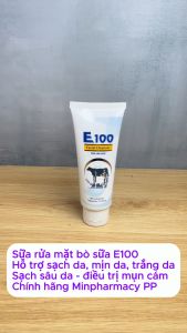 Sữa Rửa Mặt Tinh Chất Sữa Bò Tươi E100 E100 con bò - Minpharmacy