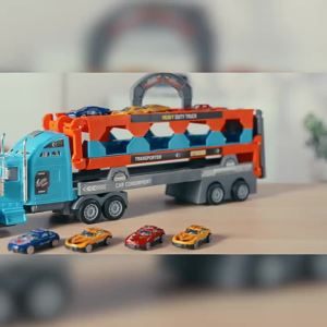 DINGDINGYIQU | Transformable Truck Toy with Ejection Track