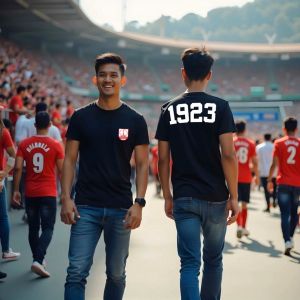 Danshop - T-SHIRT KAOS SEPAK BOLA PERSIS SOLO SURAKARTA 1923 BAHAN 24S