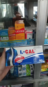 L-CAL (BOX 30 TABLET) CORAL CALCIUM VITAMIN K1K2D3 KESEHATAN TULANG