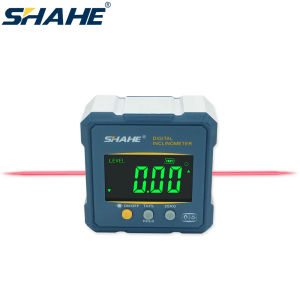 SHAHE 2-in-1 Digital Angle Gauge Electronic Rechargeable Protractor Angle Finder Digital Level Box Measuring Tool
